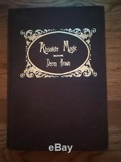 Derren Brown Absolute Magic 1st Edition Hand Signed! Incredibly Rare Book