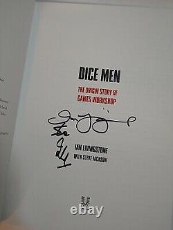 Dice Men Signed copy Ian Livingstone Steve Jackson Hardcover Games Workshop