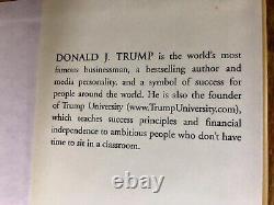 Donald Trump Never Give Up Autographed Edition Book Signed Rare X US President