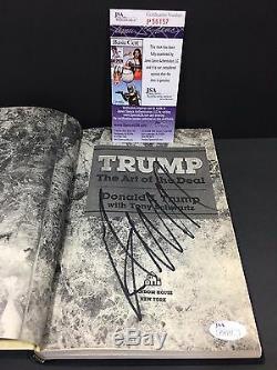 Donald Trump Signed Autograph The Art Of The Deal 1st Edition Book 1987 Jsa Rare