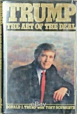 Donald Trump Signed Trump The Art of The Deal 1st Edition Book JSA Authenticated