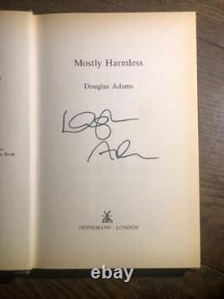 Douglas Adams Mostly Harmless SIGNED Hardcover 1st Edition/Print 1992