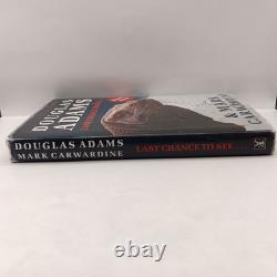 Douglas Adams Signed First Edition Book Last Chance to See 1990 Hardback With DJ