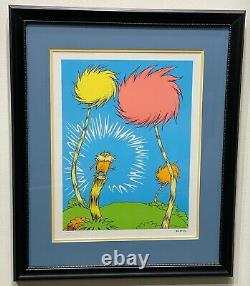 Dr. Seuss Art The Lorax Book Cover Limited Edition Very RARE MINT