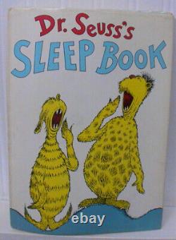 Dr Seuss Signed 1st Us Edition 1962'sleep Book' Near Fine