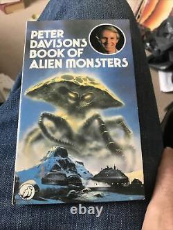 Dr Who Peter Davison SIGNED FIRST EDITION Book Of Alien Monsters 1982 Exc 1980s