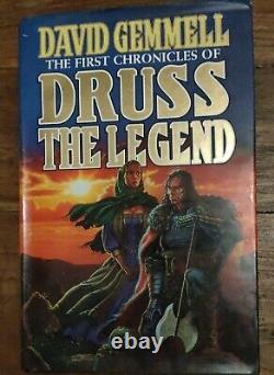Druss the Legend by David Gemmell 1993 First edition signed by Gemmell & Fangorn