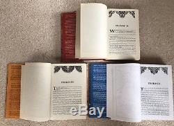 Dual Signed A Game of Thrones 1st First Edition 3 book set UK Voyager RARE