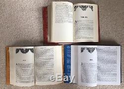Dual Signed A Game of Thrones 1st First Edition 3 book set UK Voyager RARE