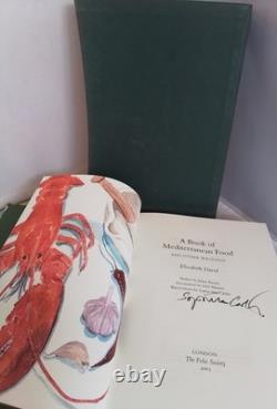 E. DAVID, A Book of Mediterranean Food and Other Writings. SIGNED BY ILLUSTRATOR