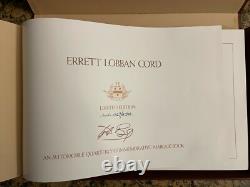 ERRETT LOBBAN CORD Limited Edition Book, Signed & Numbered, MINT SHIPS FREE