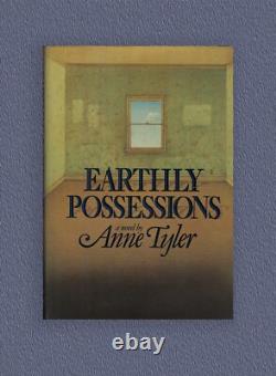 Earthly Possessions Anne Tyler Signed HC 1st Edition Book
