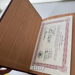 Easton Press Essential American Book Signed Newt Gingrich Jackie Cushman COA