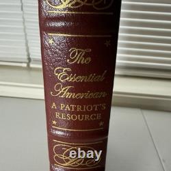 Easton Press Essential American Book Signed Newt Gingrich Jackie Cushman COA