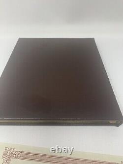 Easton Press SIGNED Leather Bound 50 YEARS AT GOMBE by JANE GOODALL Book