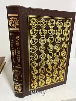 Easton Press Saving Freedom Joe Scarborough SIGNED 1st Ed with COA