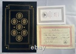 Easton Press Team Of Rivals Signed Doris Goodwin Leather Book First 1st Edition