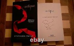 Eclipse SIGNED Stephenie Meyer Hardback Book 2007 1st edition 1st impression