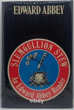 Edward Abbey Slumgullion Stew Signed First Edition Book