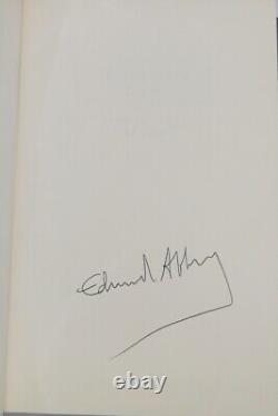 Edward Abbey Slumgullion Stew Signed First Edition Book