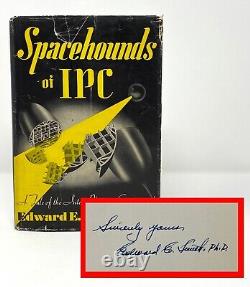 Edward E Smith Spacehounds of IPC PRESENTATION SIGNED 1st 1st -Fantasy Press