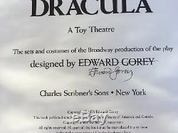 Edward Gorey / SIGNED Dracula Toy Theater Nr FINE 1979 First Edition Book Gothic