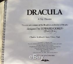 Edward Gorey / SIGNED Dracula Toy Theater Nr FINE 1979 First Edition Book Gothic