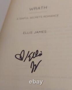 Ellis James WRATH SUPER RARE SIGNED PAPERBACK EXCLUSIVE COVER BOOK MARK etc