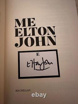 Elton John, Me unread, signed first edition book to bookplate