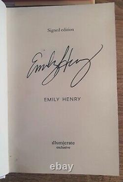 Emily Henry Set Exclusive UK Illumicrate Sprayed Edge Editions 1 Signed