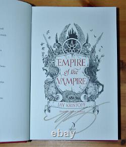 Empire of the Vampire by Jay Kristoff SIGNED UK Deluxe Illustrated Edition