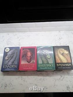 Eragon 4 Book Series ALL 4 Autographed Signed By Christopher Paolini 1st Edition