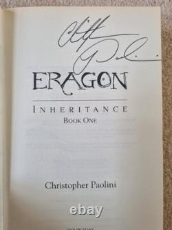 Eragon Book One Christopher Paolini- First Edition Signed with Bookmark strip