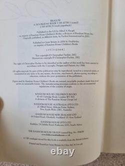 Eragon Book One Christopher Paolini- First Edition Signed with Bookmark strip
