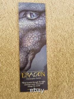 Eragon Book One Christopher Paolini- First Edition Signed with Bookmark strip