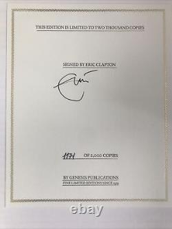 Eric Clapton Six String Stories RARE HAND SIGNED LTD. EDITION BOOK 1171/2000