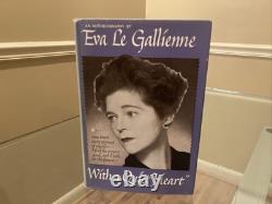 Eva Le Gallienne Signed With A Quiet Heart Autographed 1953 1st Edition Book