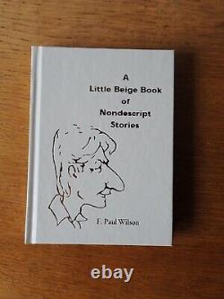 F Paul Wilson Little Beige Book Signed Limited Edition