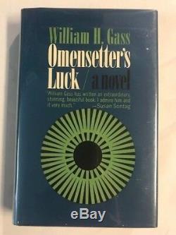 FIRST EDITION SIGNED WILLIAM GASS FIRST BOOK OMENSETTER'S LUCK in dj