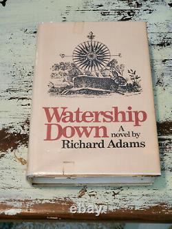 FLAT SIGNED Watership Down by Richard Adams 1st US Edition/Printing HB Book