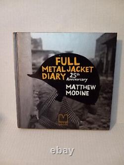FULL METAL JACKET DIARY 25th ANN. EDITION BOOK SIGNED MATHEW M FREE SHIPPING