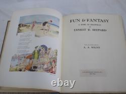FUN & FANTASY Book of Drawings Ernest H Shepard SIGNED Limited 1st Edition Book