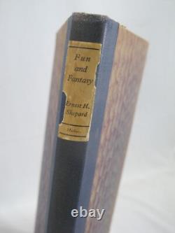 FUN & FANTASY Book of Drawings Ernest H Shepard SIGNED Limited 1st Edition Book