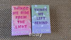 FairyLoot Signed Lucy Score Book Set Things We Left Behind Things We Hide Light FairyLoot Signed Lucy Score Book Set Things We Left Behind Things We Hide Light