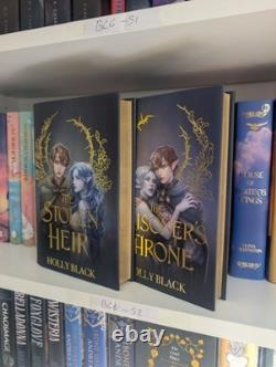 FairyLoot Signed Stolen Heir & Prisoner's Throne Set Holly Black