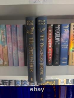 FairyLoot Signed Stolen Heir & Prisoner's Throne Set Holly Black