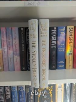 FairyLoot Signed Stolen Heir & Prisoner's Throne Set Holly Black