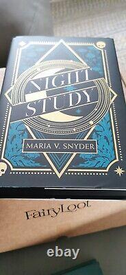 FairyLoot Soulfinders Poison Study Maria V. Snyder SIGNED Shadow Books 4-6