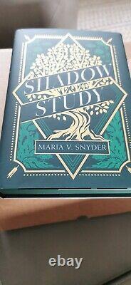 FairyLoot Soulfinders Poison Study Maria V. Snyder SIGNED Shadow Books 4-6