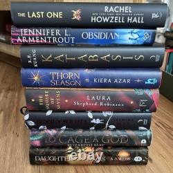Fantasy Romantasy historical fiction special edition hardback book bundle signed
